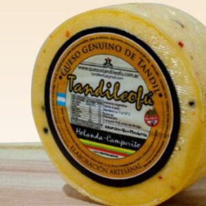 Queso Holanda Camperito Morrón-Ajo-Pimienta.