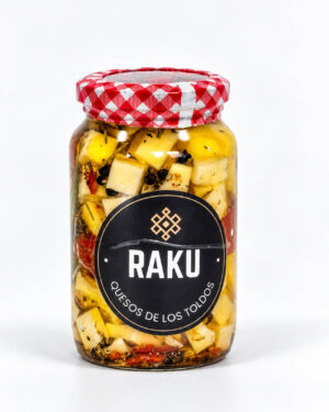 Queso Raku en Aceite de oliva con tomates